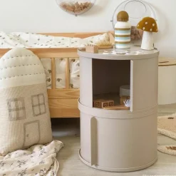 Table de chevet 2 en 1 Damien Sandy (33 cm)