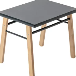Table d'enfant en bois Gabriel hybride anthracite (50 x 40 cm)