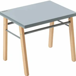 Table d'enfant en bois Gabriel hybride bleu gris (50 x 40 cm)