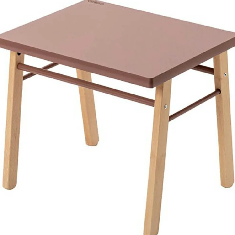 Table d'enfant en bois Gabriel hybride vieux rose (50 x 40 cm)