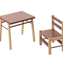 Table d'enfant en bois Gabriel hybride vieux rose (50 x 40 cm)