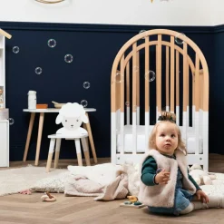 Table enfant nuage en bois Louison le mouton