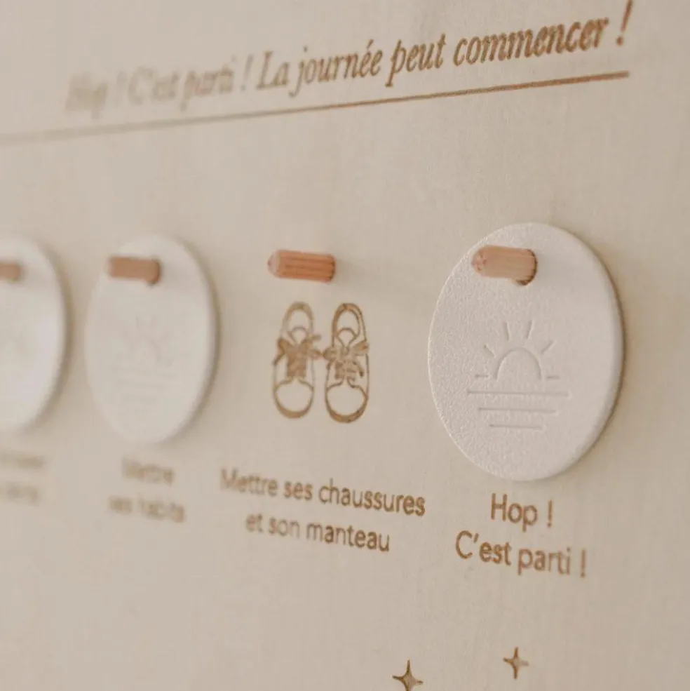 Tableau à suspendre mes petites routines