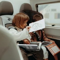 Tablette à dessin KIDYDRAW-MINI Dinosaures rouge