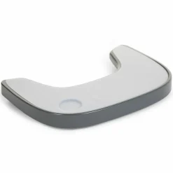 Tablette de repas amovible + protection pour chaise haute Evolu 2 ou Evolu One.80° gris anthracite