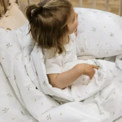 Taie d'oreiller en coton bio L'Envolée (40 x 60 cm)