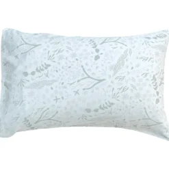 Taie d'oreiller en coton bio Yukari Tilleul (40 x 60 cm)