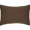 Taie d'oreiller Satin Brun (50 x 70 cm)
