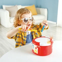 Tambour lumineux avec apprentissage interactif