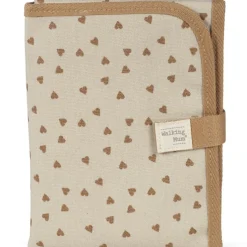 Tapis à langer coeurs Poppy Cannelle