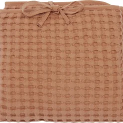 Tapis à langer en coton gaufré Cassonade