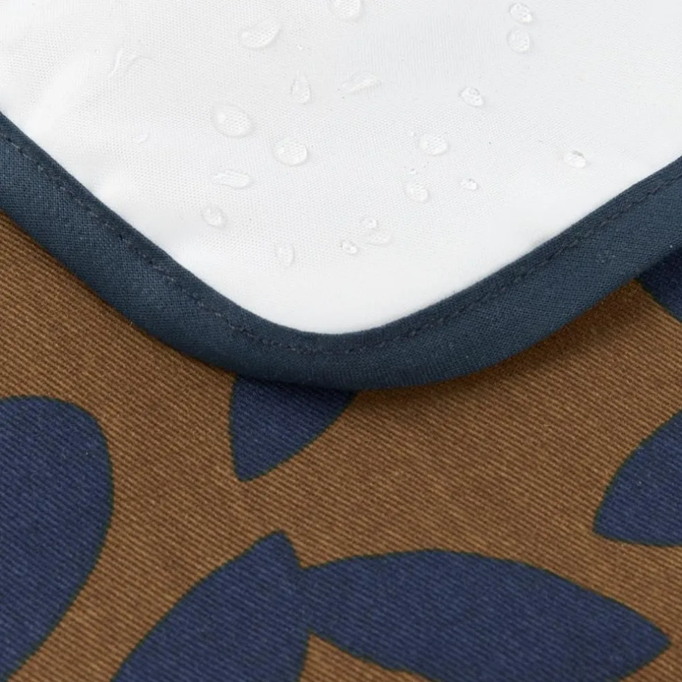 Tapis à langer imperméable Hyde Park Blue leaves