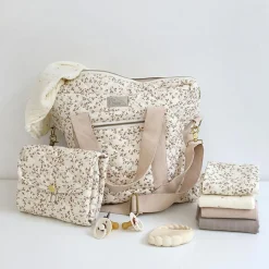 Tapis à langer Lierre - Amande