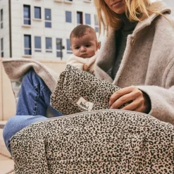 Tapis à langer Léopard beige