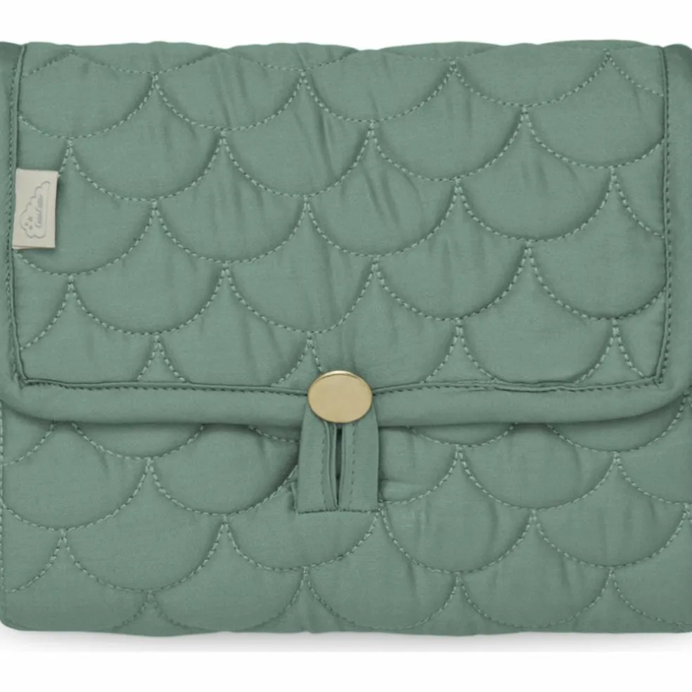 Tapis à langer matelassé Ivy Green