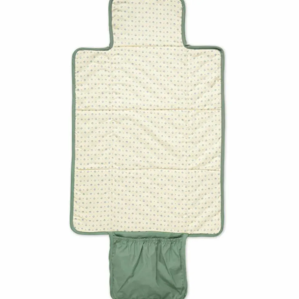 Tapis à langer matelassé Ivy Green