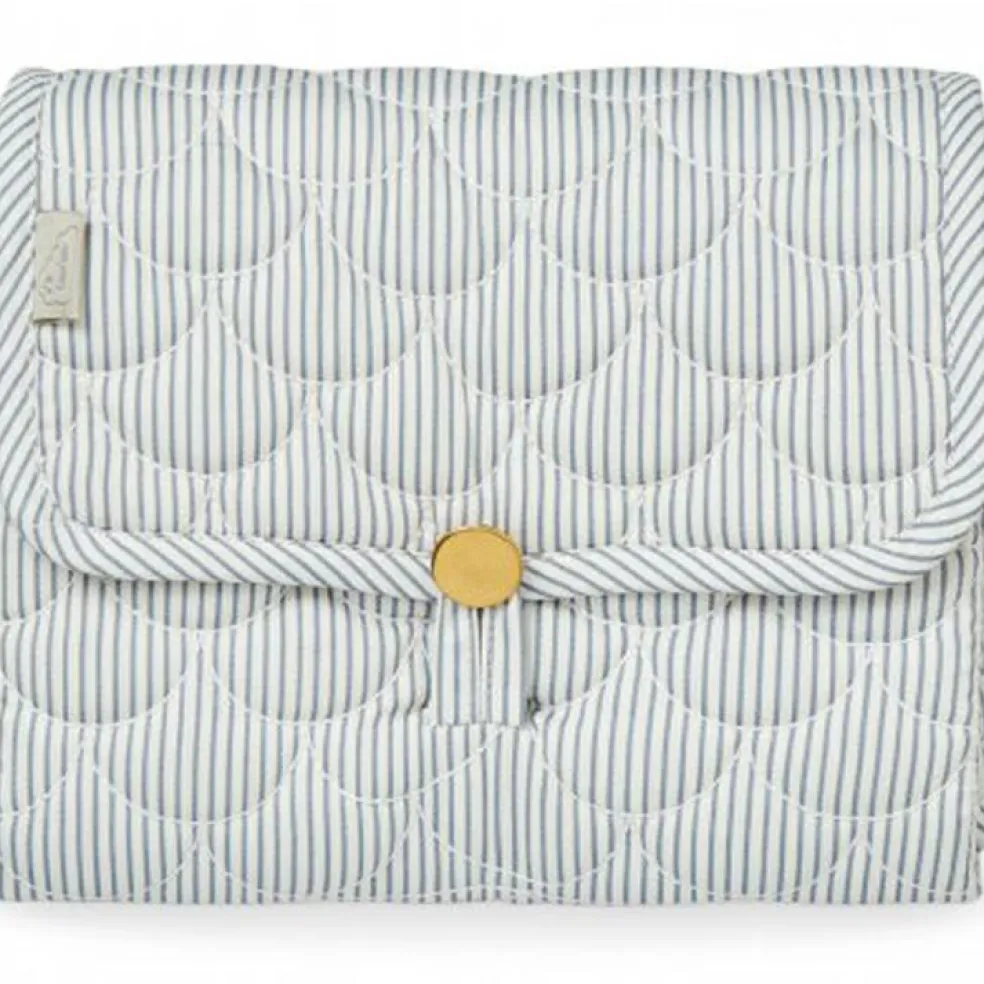 Tapis à langer nomade Classic Stripes Blue