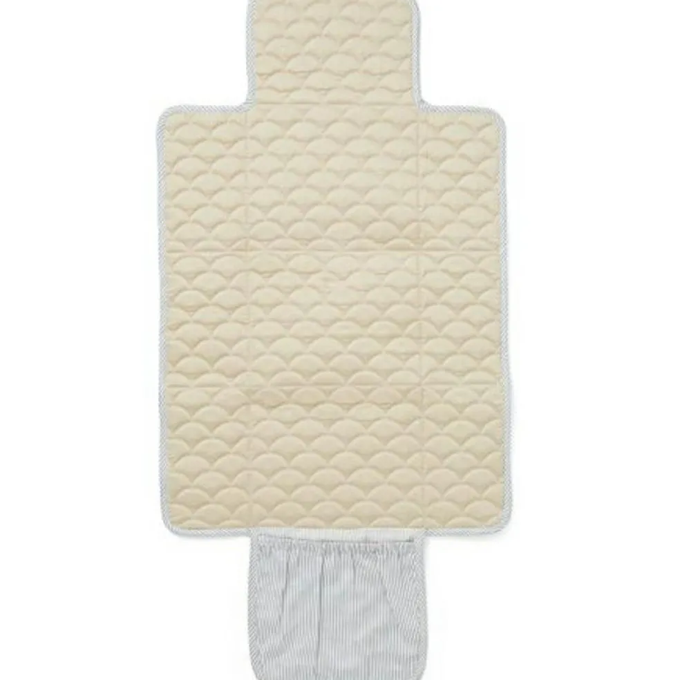 Tapis à langer nomade Classic Stripes Blue