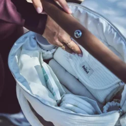 Tapis à langer Wavy gris clair