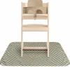 Tapis anti-éclaboussure Olive Check (108 x 108 cm)