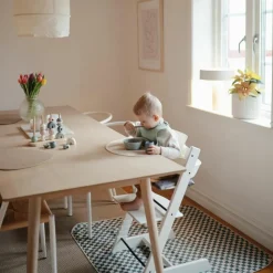 Tapis anti-éclaboussure Olive Check (108 x 108 cm)