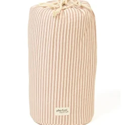 Tapis de jeu 2 en 1 Noomad Organic Soft Stripes Brown