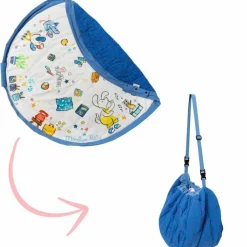 Tapis de jeu 2 en 1 Noomad Organic Soft Puce et Pilou Moulin Roty