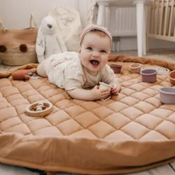 Tapis de jeu 2 en 1 Noomad Organic Soft Tawny Brown