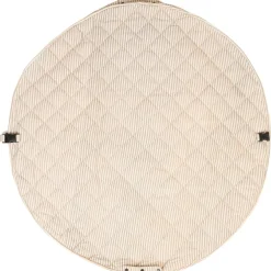 Tapis de jeu 2 en 1 Noomad Organic Soft Stripes Blue