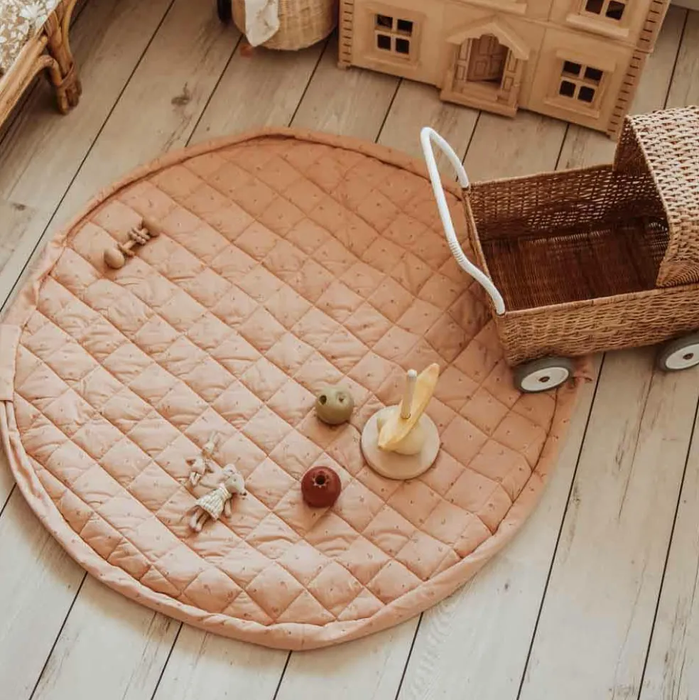 Tapis de jeu 2 en 1 Noomad Organic Soft Fleuri