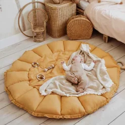 Tapis de jeu 3 en 1 Organic Coco Moutarde