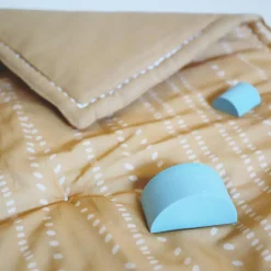 Tapis de jeu carré Nepo Caramel (100 x 100 cm)