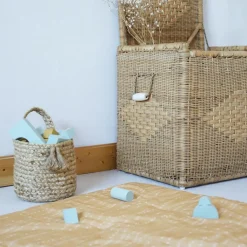 Tapis de jeu carré Nepo Caramel (100 x 100 cm)