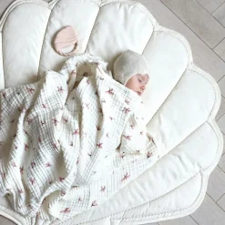 Tapis de jeu coquillage écru