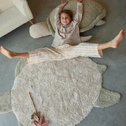 Tapis de jeu lavable Sea Turtle (110 x 130 cm)
