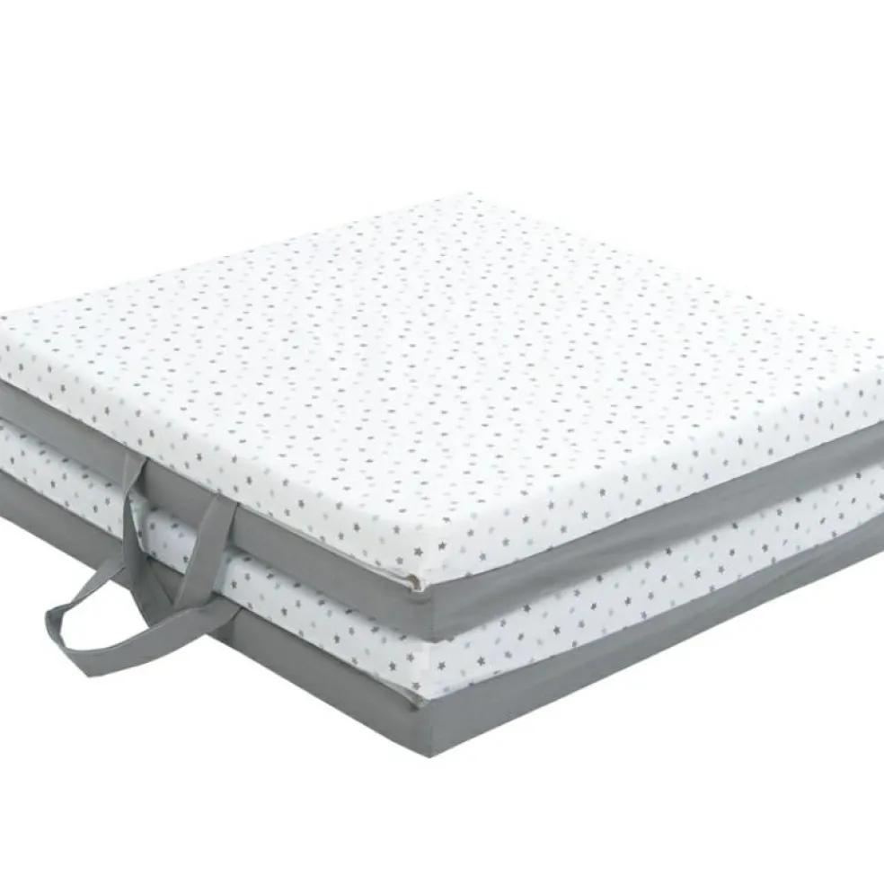Tapis de jeu pliable 3 en 1 gris étoile