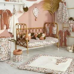 Tapis de jeu réversible Caramel forest (100 x 100 cm)