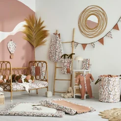 Tapis de jeu réversible Caramel forest (100 x 100 cm)