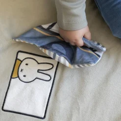 Tapis de parc Miffy fluffy bleu (80 x 100 cm)