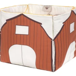 Tapis d´éveil 2 en 1 en coton bio Tiny Farmer (120 x 120 cm)