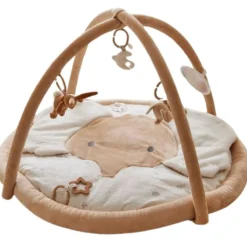 Tapis d'éveil Bali, Moka & Snow (85x77 cm)