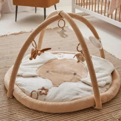 Tapis d'éveil Bali, Moka & Snow (85x77 cm)