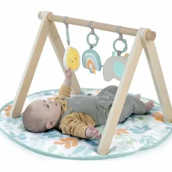 Tapis d'éveil Sun Valley avec arche de jeu en bois