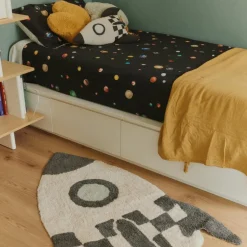 Tapis en coton lavable Rocket (85 x 135 cm)