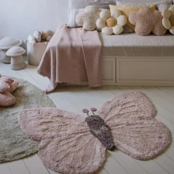 Tapis lavable Baby Butterfly (90 x 120 cm)