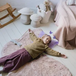 Tapis lavable Baby Butterfly (90 x 120 cm)