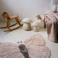 Tapis lavable Baby Butterfly (90 x 120 cm)