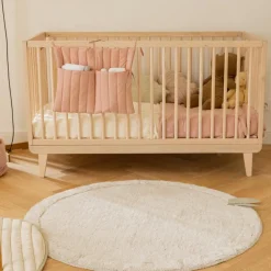 Tapis lavable bamboo leaf (120 x 120 cm)