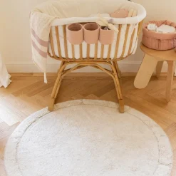 Tapis lavable bamboo leaf (120 x 120 cm)