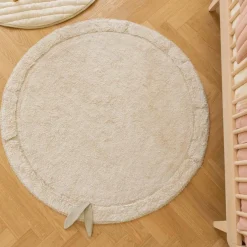 Tapis lavable bamboo leaf (120 x 120 cm)